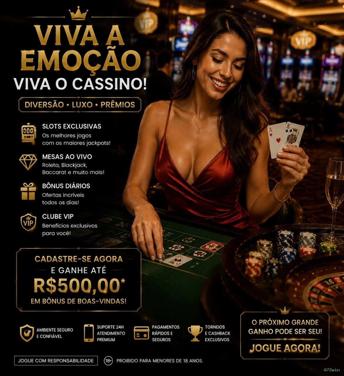 Siga a 072win no Facebook